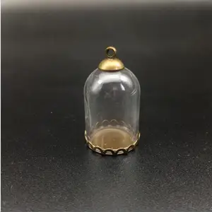 Стеклянная крышка с кружевной оправой, 25 х18 мм, 1 комплект