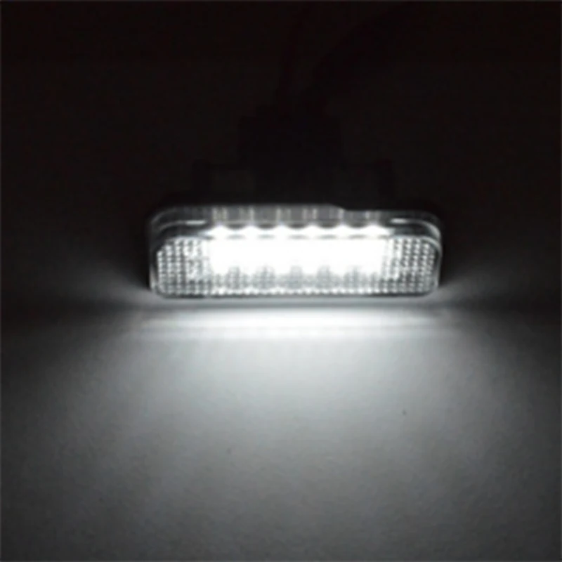 DINGBIAOJI 2X Бесплатная ошибка SMD3528 6500K номерной знак лампы Светодиодные индикаторы