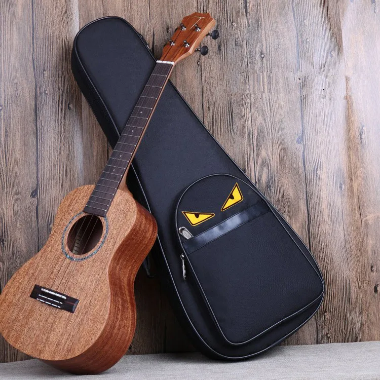 Cool ukulele bag backpack case 21''soprano 23'' 24'' concert 26'' inches tenor uku cover Ukues pink black good