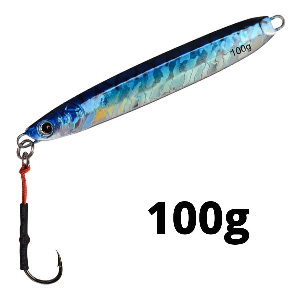 100g-4 KastKing 100 г 150 г приманка для морской рыбалки с одним крюком, 4 цвета, Морская Лодка, жесткая металлическая приманка для рыбалки - Цвет: 100g-4