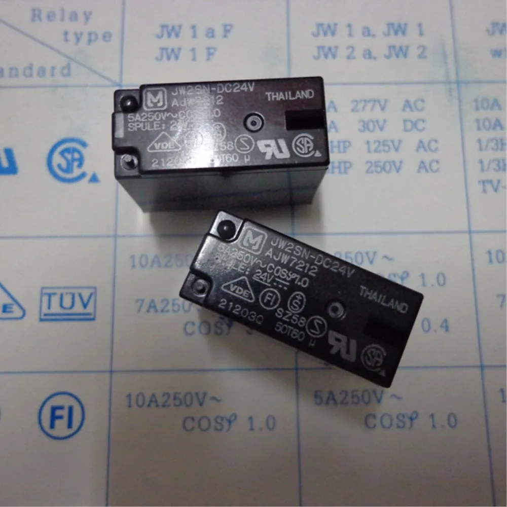 2 шт./лот Мощность реле JW2SN DC12V DC24V DIP 8 открытых близко AJW7212|Реле| |