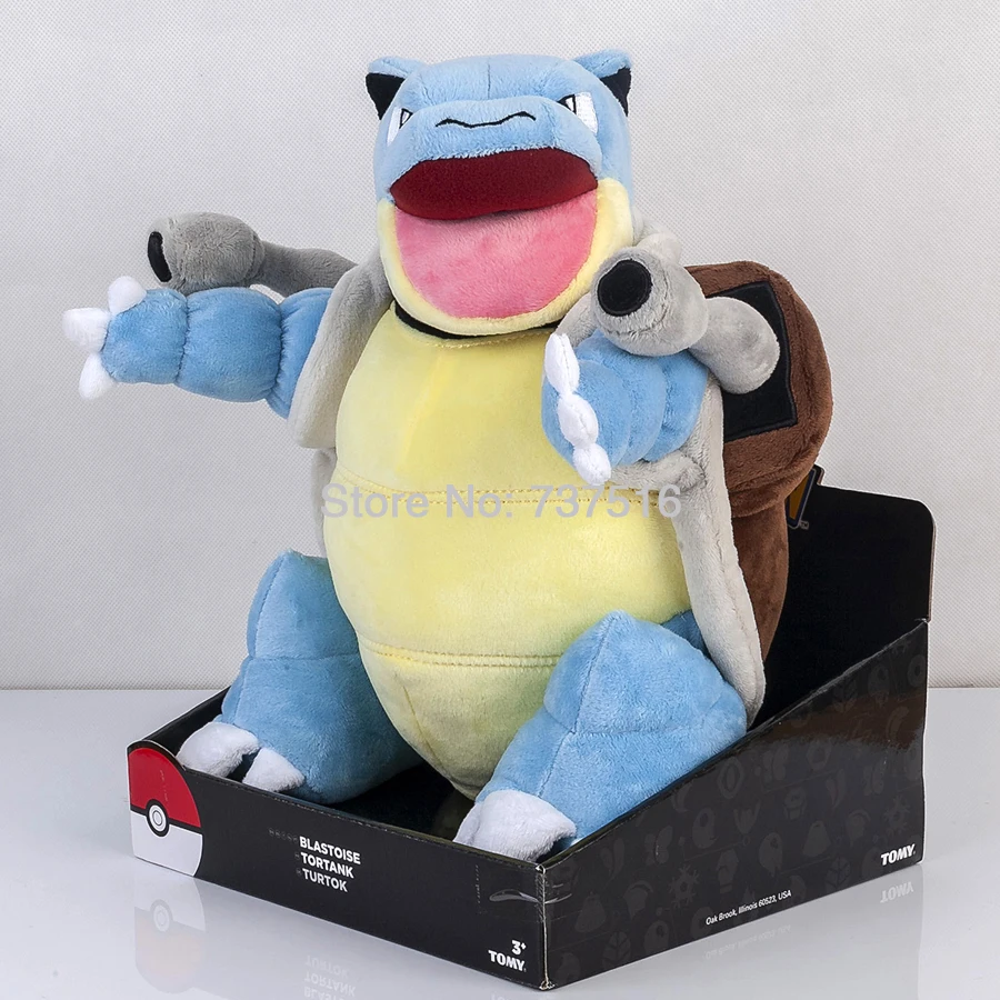 Новая плюшевая кукла аниме Mega Blastoise мягкая игрушка в виде животных подарки 12