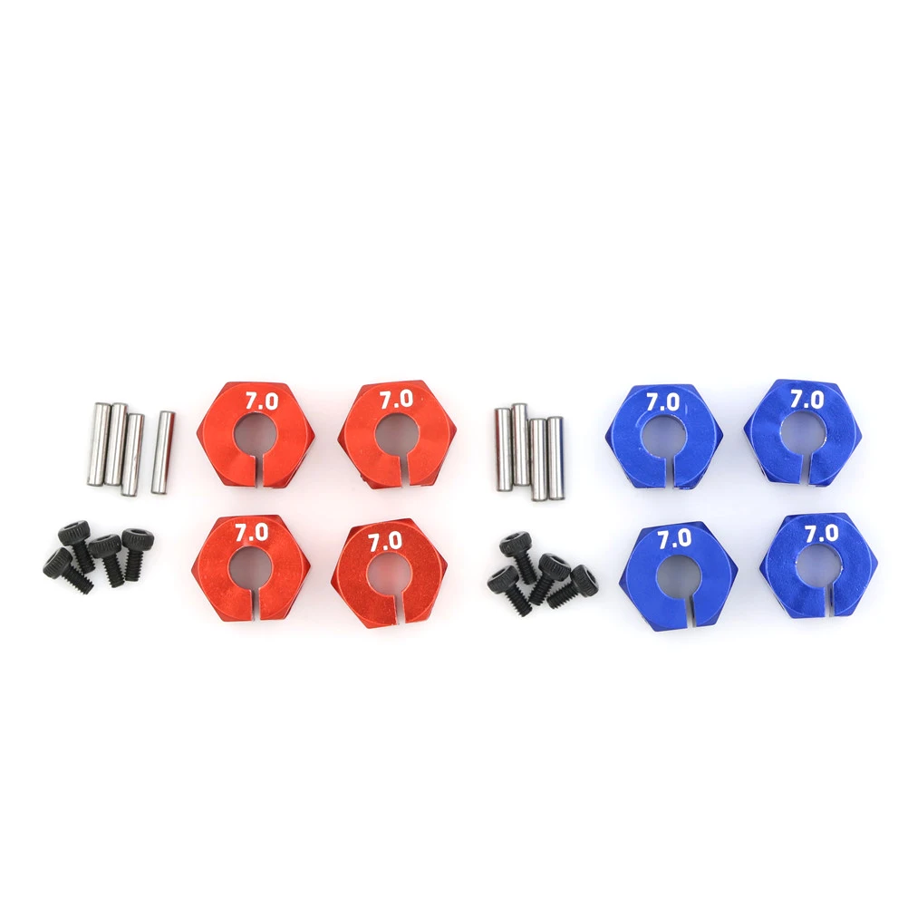 Синий Алюминиевый Сплав RC 7 0 шестигранное колесо 12 мм привод 4P HSP Tamiya автомобиль