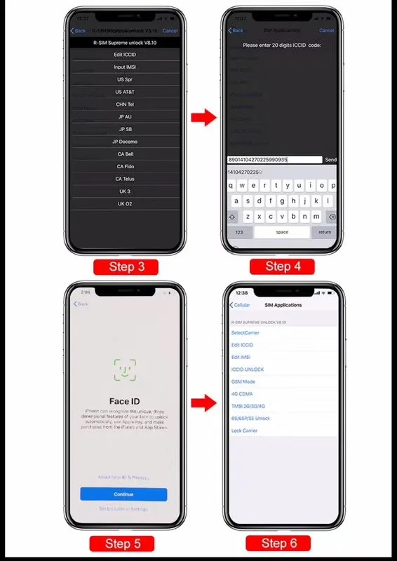 Длинная карта новая R SIM 12+ 14 нет необходимости в активации карты блокировки SIM edit ICCID V18 V16 для iPhone X XS MAX XR 7 8 6PLUS 6 6s