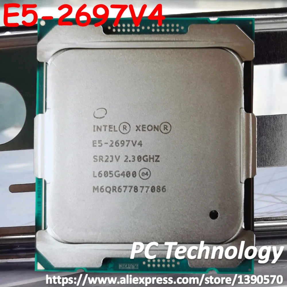 Оригинальный Intel Xeon E5 2697V4 QS версия 2 30 ГГц 18 ядер 45 МБ 2697 V4 TPD 145 вт Бесплатная