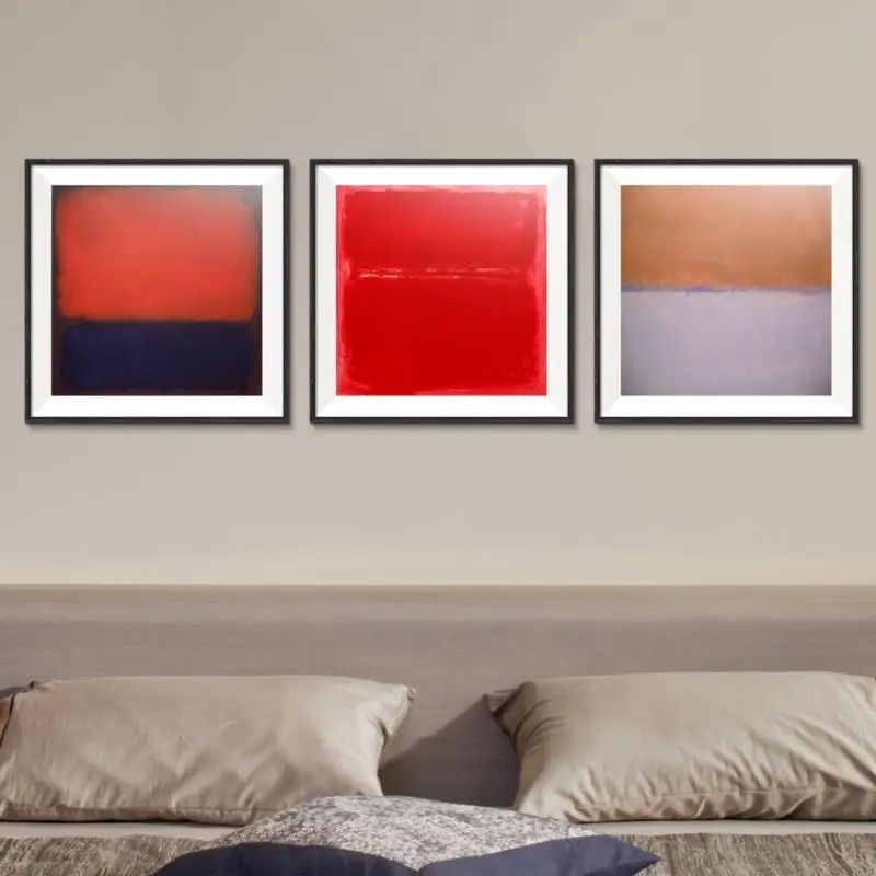 Безрамочное масло в абстрактном американском стиле Mark Rothko искусство соломы
