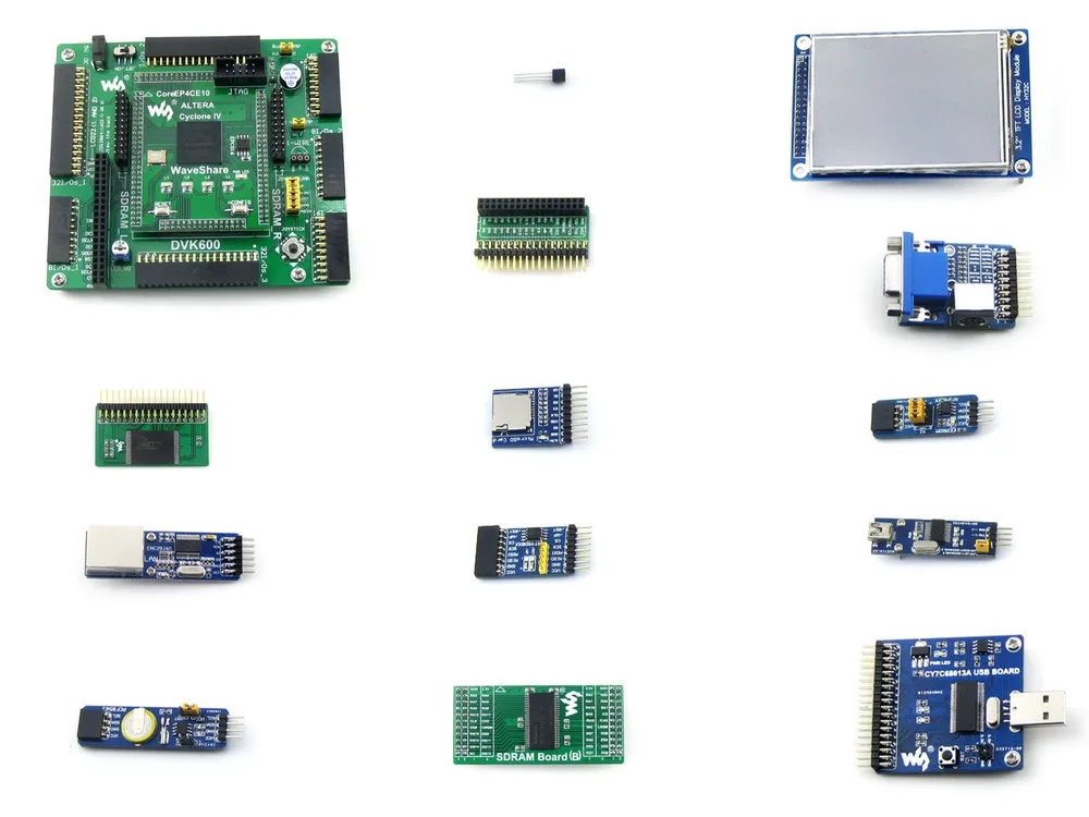 Altera Cyclone Board EP4CE10 EP4CE10F17C8N ALTERA IV FPGA плата для разработки + 12 комплектов аксессуаров =