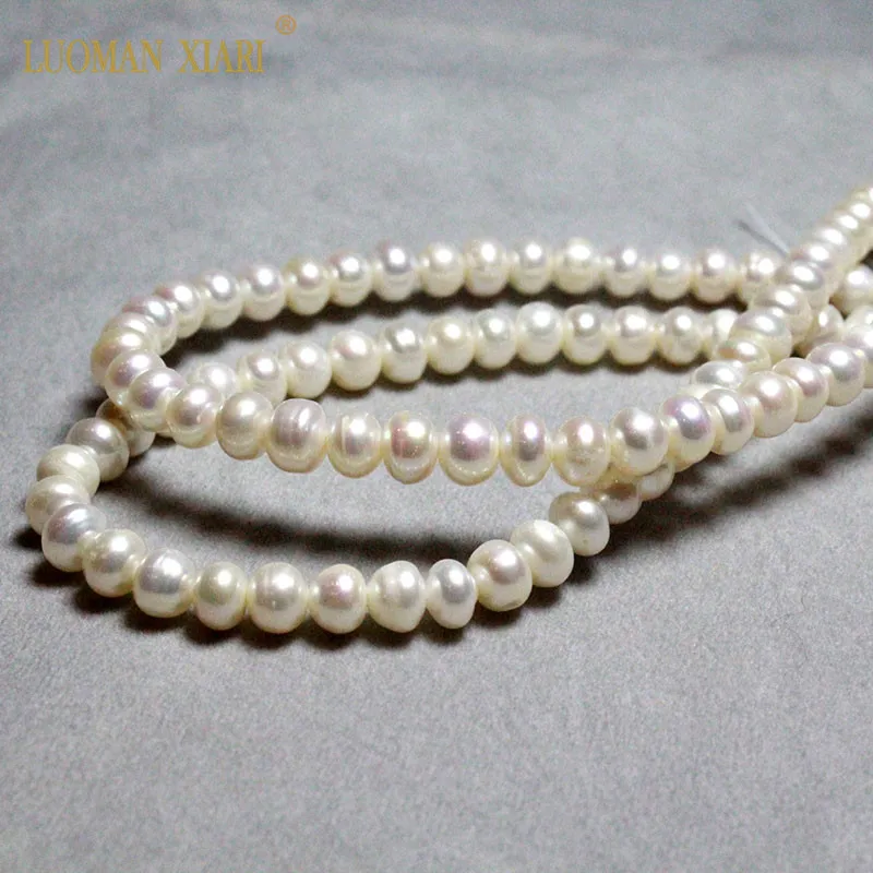 

Оптовая продажа, 100% натуральный белый пресноводный жемчуг AAA, бусины в форме колес для изготовления ювелирных изделий «сделай сам», браслет...