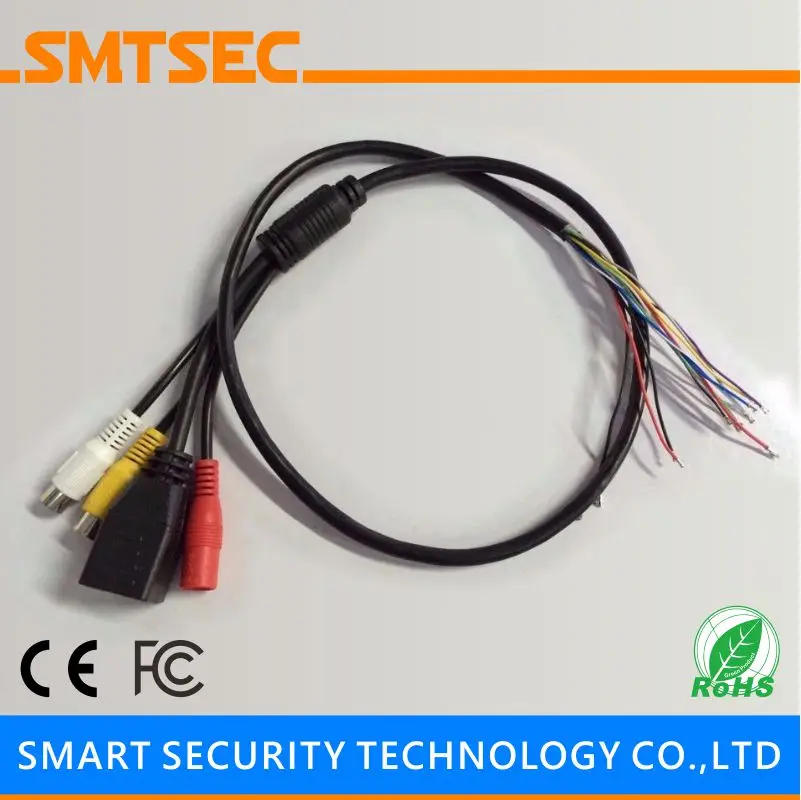 Сетевой кабель RJ45 + DC Аудиовход аудиовыход для головного модуля камеры