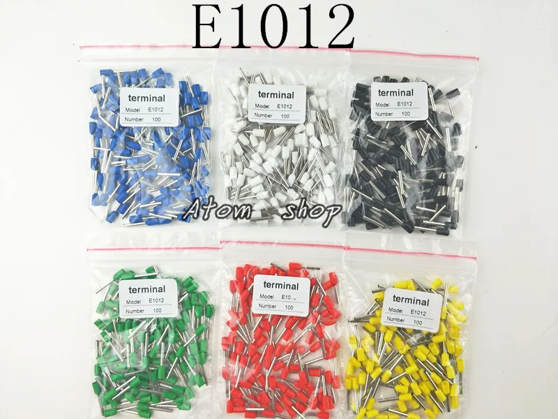  E1012 Тип трубки клеммные трубчатые терминала ПИН кода колодки оболочка иглы