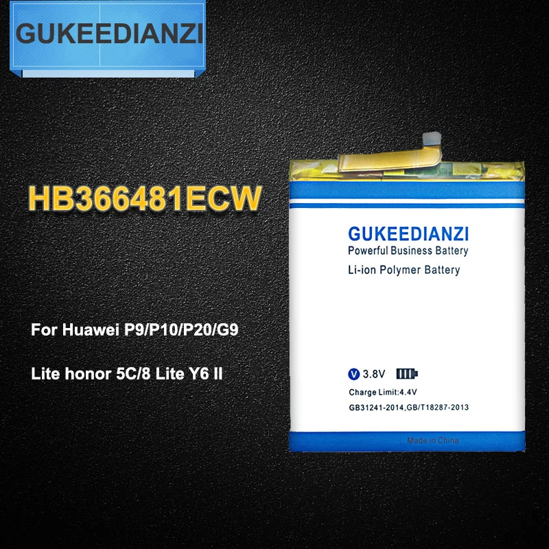 Аккумулятор HB366481ECW для Huawei Ascend P9 / Lite G9 honor 8 5C мобильный телефон сменные батареи 2900