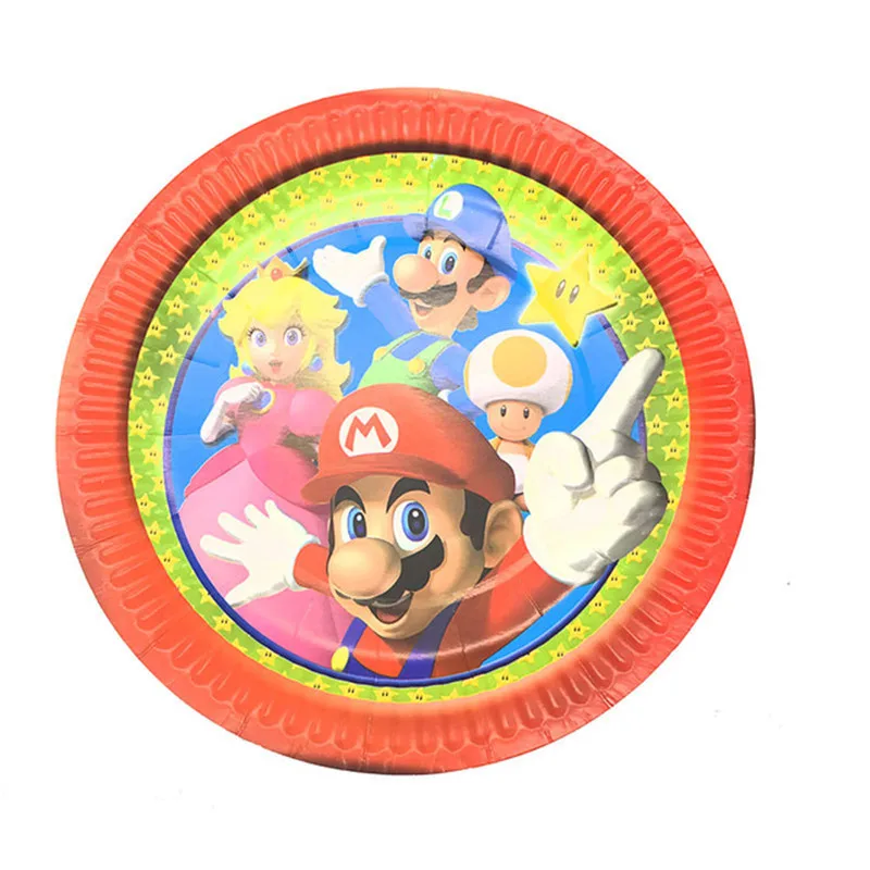 Тема &quotСупер Марио&quot одноразовая посуда Mario Bros стакан для тематической