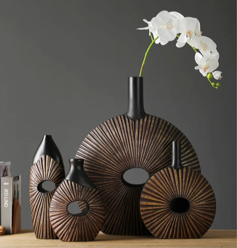 

European Dried Flower Vase Home Decoration Decoration Creative Crafts Gifts Nordic Decoration Home Accessories