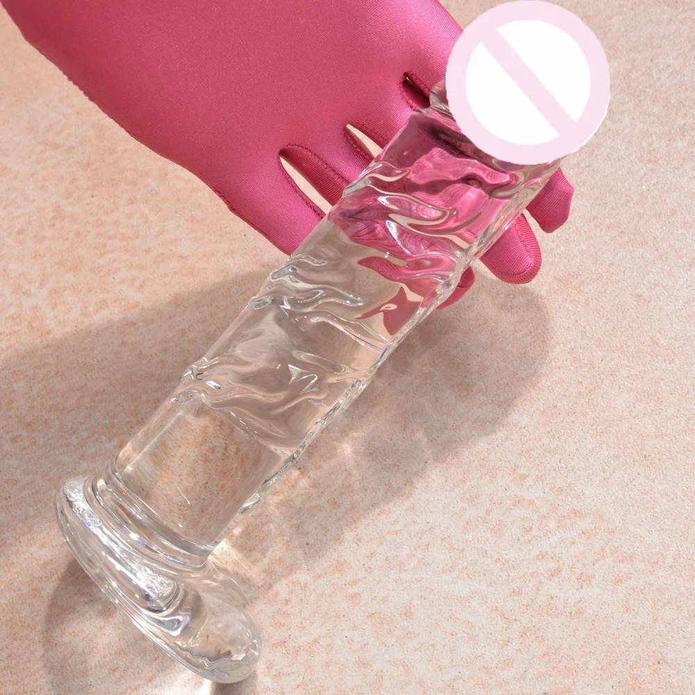 Новый Кристальный дилдо из стекла пирекс стеклянный член Анальная секс