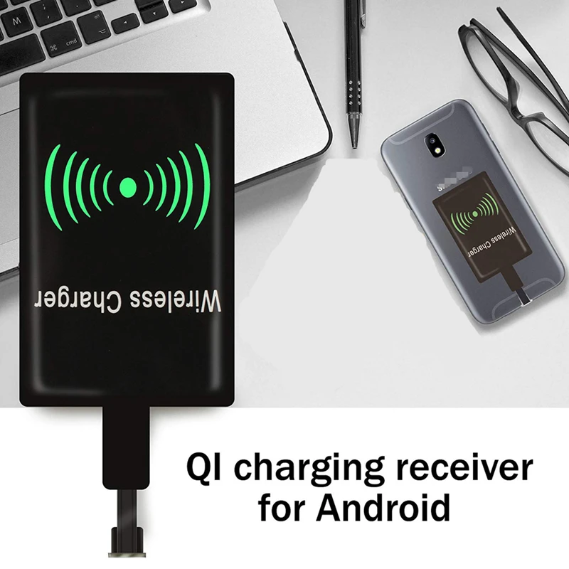 QI приемник беспроводного зарядного устройства для iPhone X XS 7 6s Plus Универсальный