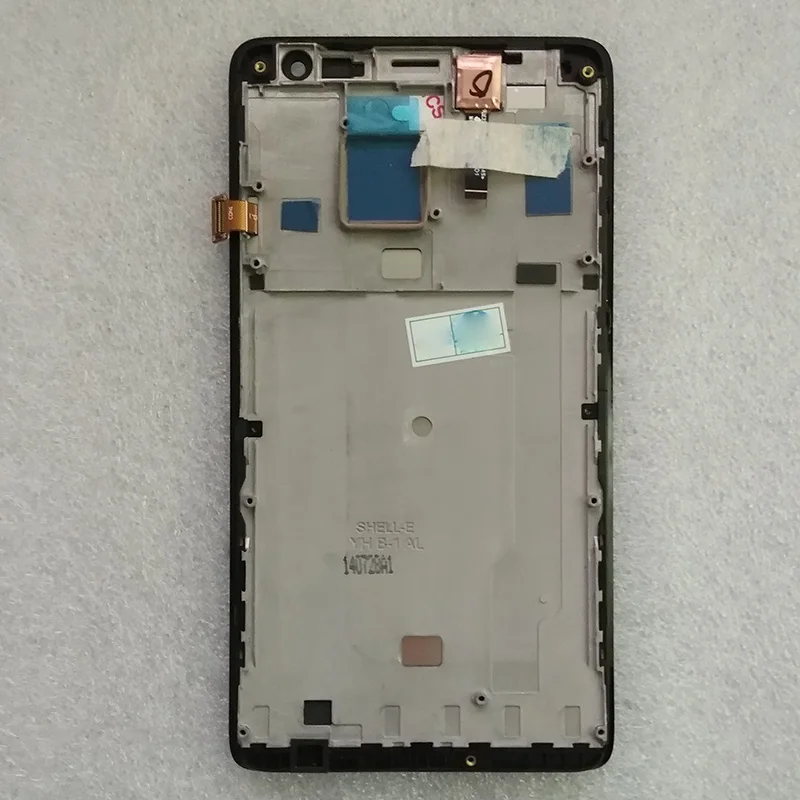 5 &quotчерный с рамкой для Lenovo S856 ЖК-дисплей сенсорный экран дигитайзер Сенсорная