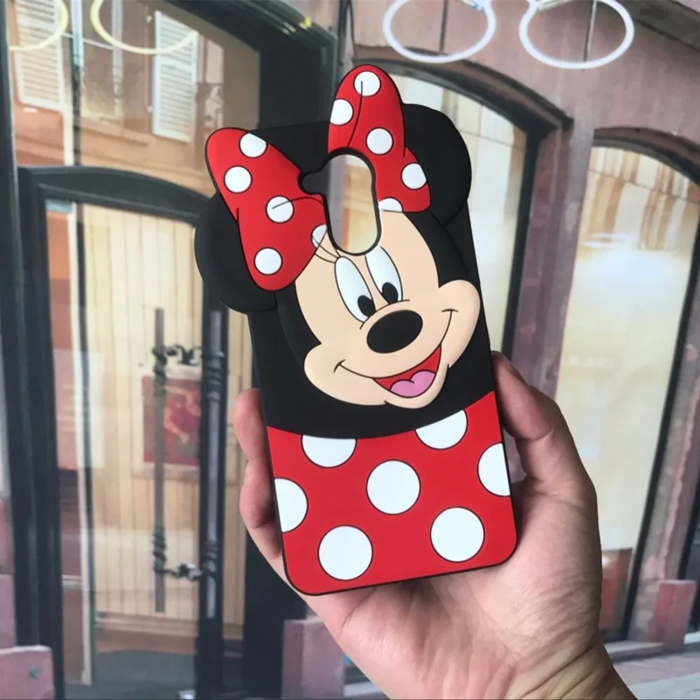 Чехол для huawei P9 Lite Смарт DIG-L03 DIG-L22 DIG-L23 чехол Крышка 3D и смайликом с принтом Минни