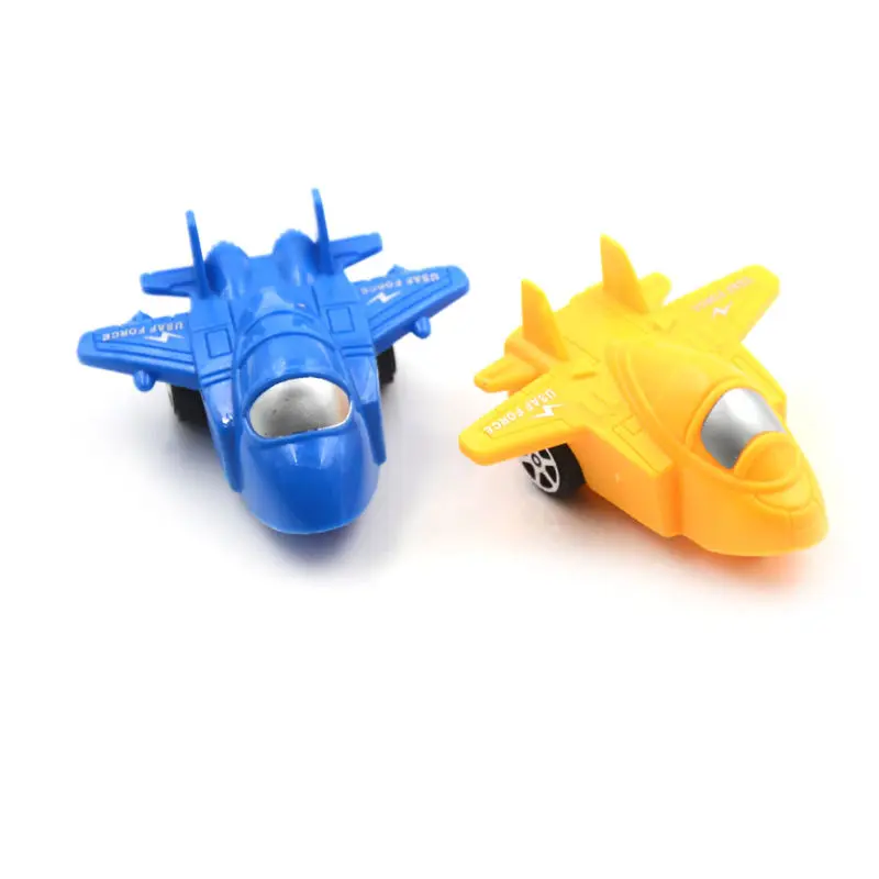 Пластиковая модель воздушного автобуса для детей детская мультяшная оттяните