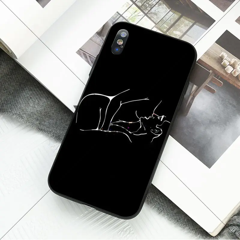 Yiuoda минималистичный стиль серия линий чехол для iPhone X XS MAX 6 6S 7 7plus 8 8Plus 5 5S