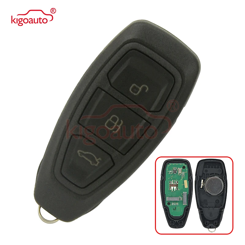 KR55WK48801 удаленного входа Smart Key 3 кнопки 433 9 мГц для 2013 Ford C MAX Focus Fiesta 164 R8048 kigoauto|key