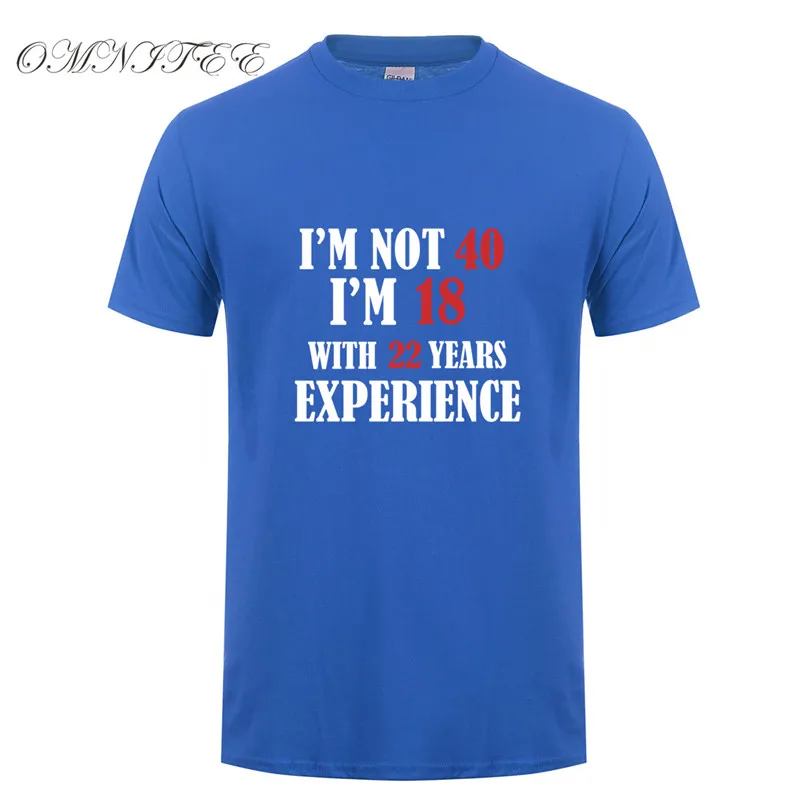 Футболка мужская летняя с коротким рукавом стиль I'm NOT 40 18 раньше 22 лет|t shirt men|t