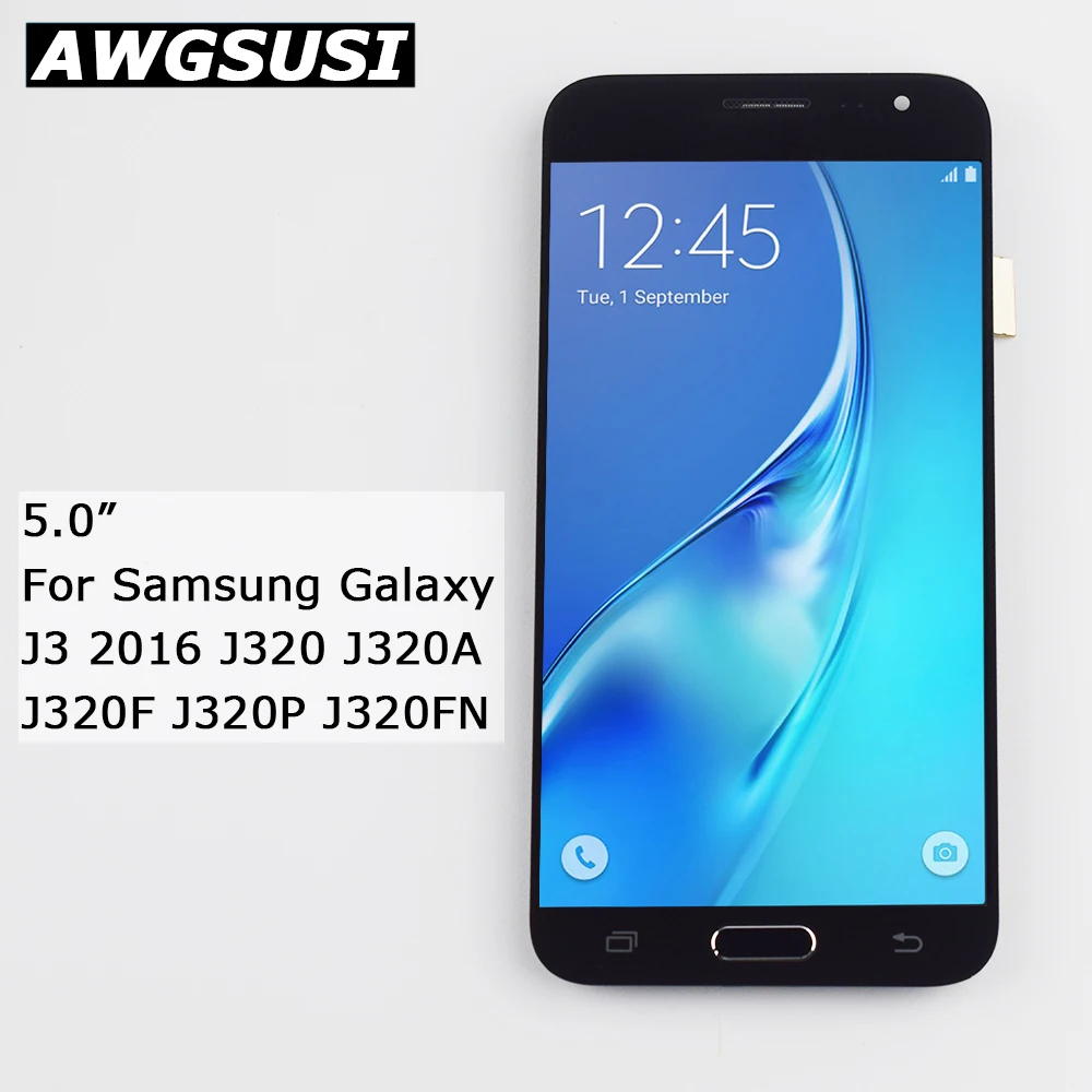 ЖК дисплей для Samsung Galaxy J3 2016 J320 сенсорный экран в сборе с рамкой SM J320A J320F J320M J320FN