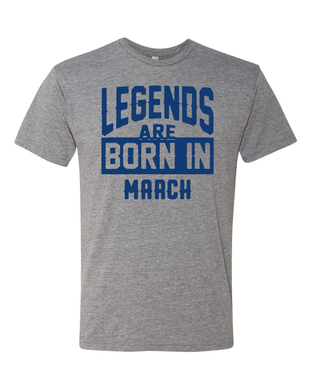 Мягкая футболка на день рождения Legends Are Born March Подарок годовщину | Мужская одежда