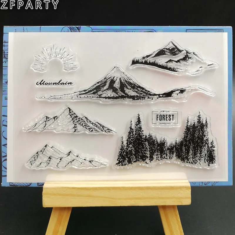 Прозрачный силиконовый штамп ZFPARTY для скрапбукинга фотостудии декоративная