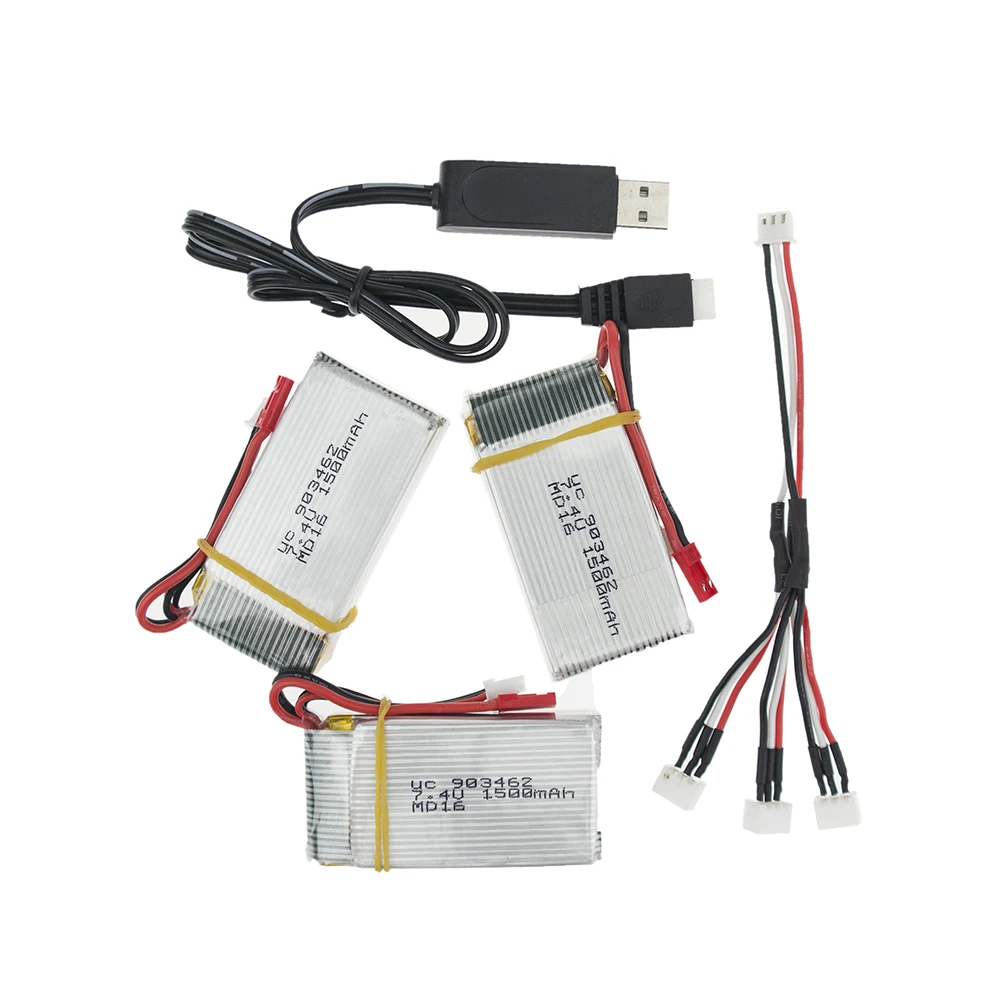 7.4V 1500Mah Lipo Battery 3pcs and USB charger For WLtoys V913 2.4G 4CH With Gyro RC Helicopter helicopter Part wholesale | Электроника