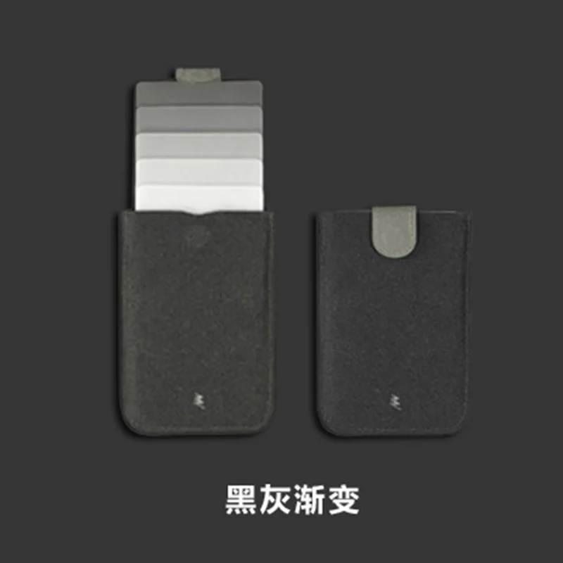 V1 Grey and Black Новое поступление DAX V2 мини тонкий портативный держатель для карт, дизайнерский мужской кошелек градиентного цвета, 5 карт, короткий женский кошелек - Цвет: V1 Grey and Black