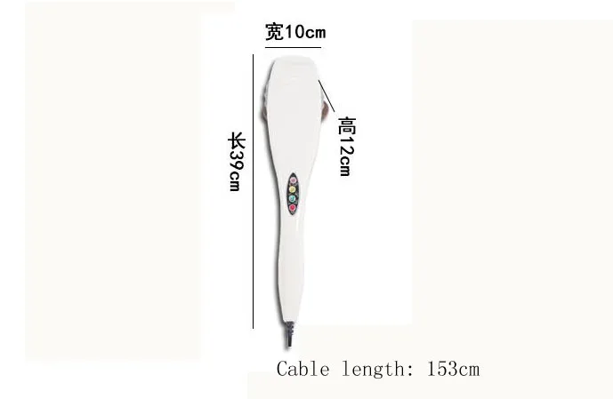 Массажер молоточек с дельфином Электрический бьется головки полный массаж тела
