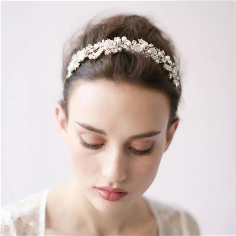 Женский обруч для волос свадебный аксессуар свадебная тиара невесты Ювелирное