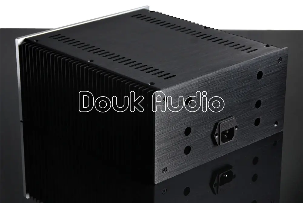 Douk аудио W240* H120* D271mm цельное алюминиевое шасси класса A усилитель мощности чехол hd69. коробка