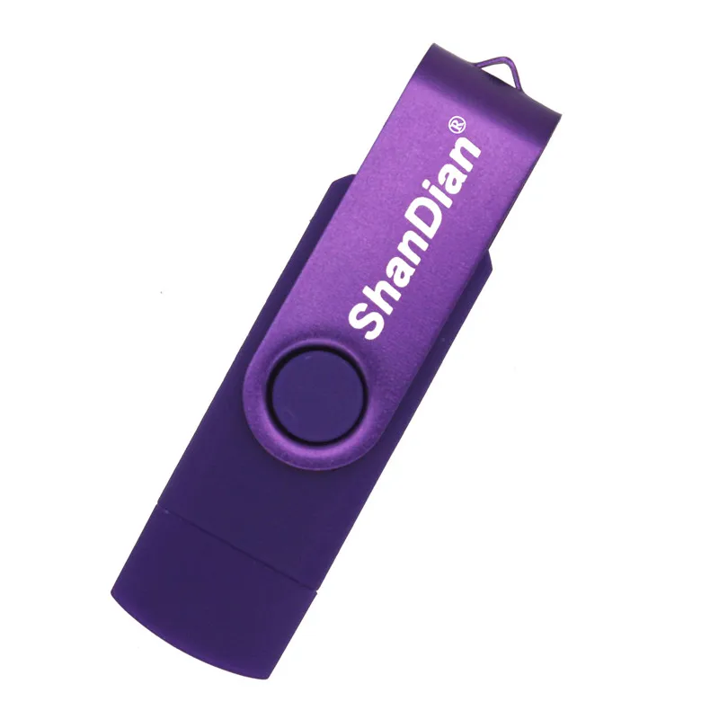 A SHANDIAN USB флэш-накопитель OTG высокоскоростной накопитель 64 ГБ 32 ГБ 16 ГБ 8 ГБ 4 ГБ внешний накопитель двойное применение микро USB накопитель - Цвет: A