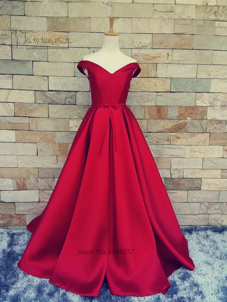 Винтажные красные выпускные платья на заказ, большие размеры, сатиновые, длинные, для выпускного бала, быстрая доставка, формальные вечерние наряды 2017.