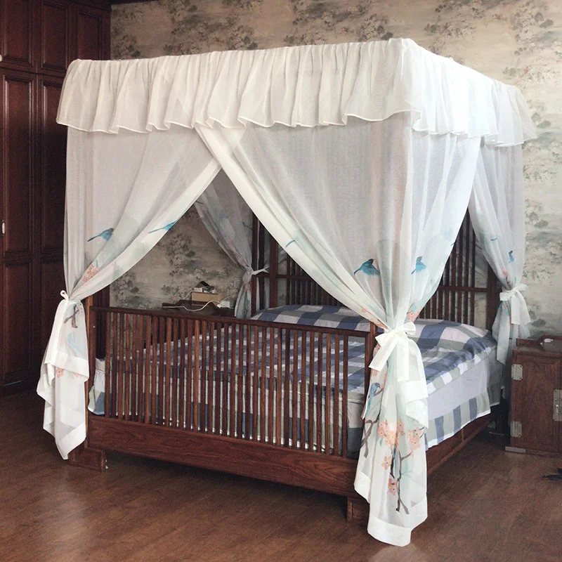 Cibinlik Zanzariera Chinese Style Freehand Sketching Paysage Quality Fabric Bed Canopy Bedding Decoration Custom-made Drapery | Дом и сад