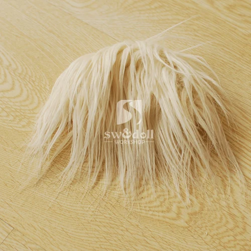 Full Size Milk-tea Color BJD Doll Fur Wig for 1/12 1/8 1/6 1/4 1/3 Uncle HH17 | Игрушки и хобби