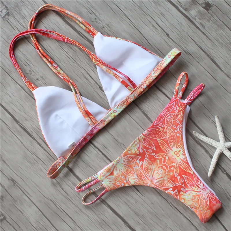 2018 новый летний женский однотонный комплект бикини бюстгальтер с вкладышами пуш