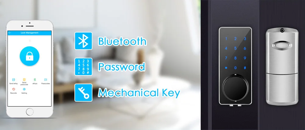 Домашний Умный Замок Автоматизация Bluetooth замок сенсорный электронный дверной замок приложение управление для дома гостиницы квартиры низкое напряжение цифровой