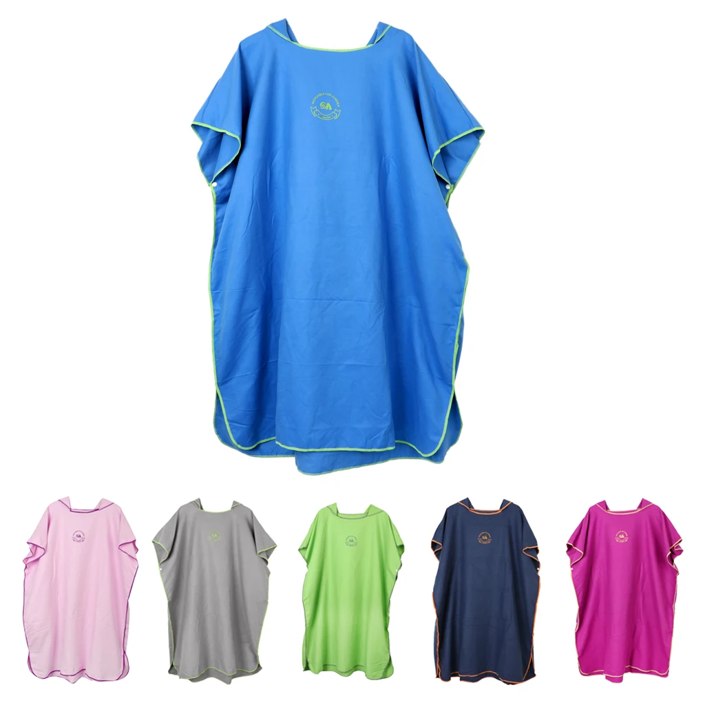 Водное Спортивное пончо для серфинга купальный халат полотенце с капюшоном