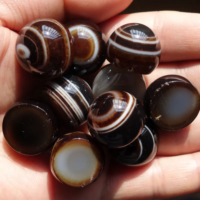 10pcs/lot 20x14mm Free Shipping Tibet Heaven Eye Agates Round CAB Cabochons | Украшения и аксессуары