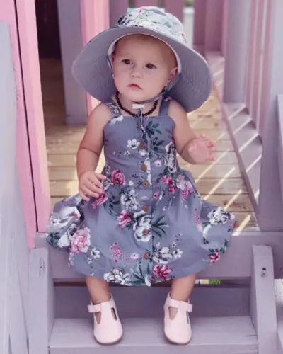 Kids Baby Girls Summer Flower Backless Dresses Princess Pageant Dress Sundress 4Y | Детская одежда и обувь