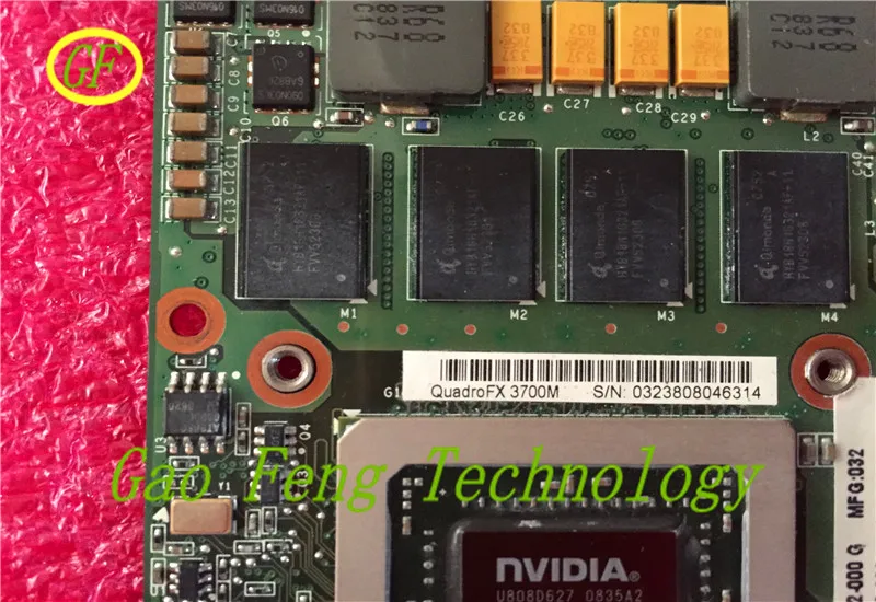 Оптовая продажа для LENOVO Thinkpad W700 NVIDIA quadro FX3700M видеокарта FRU 42w8025 100% идеальная