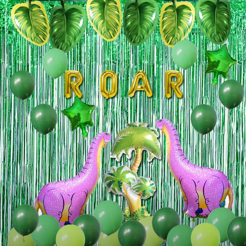 38 шт. динозавров тематическая вечеринка на день рождения Декор воздушные шары