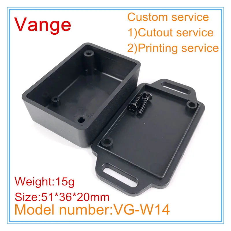 10 шт./лот экструзионный Корпус Корпуса IP54 настенный ABS пластиковый ящик для