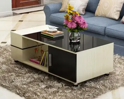 120X60X43CM Закаленное стекло, чайный столик. Небольшой семейный чай table.0 - Цвет: 120X60X43CM