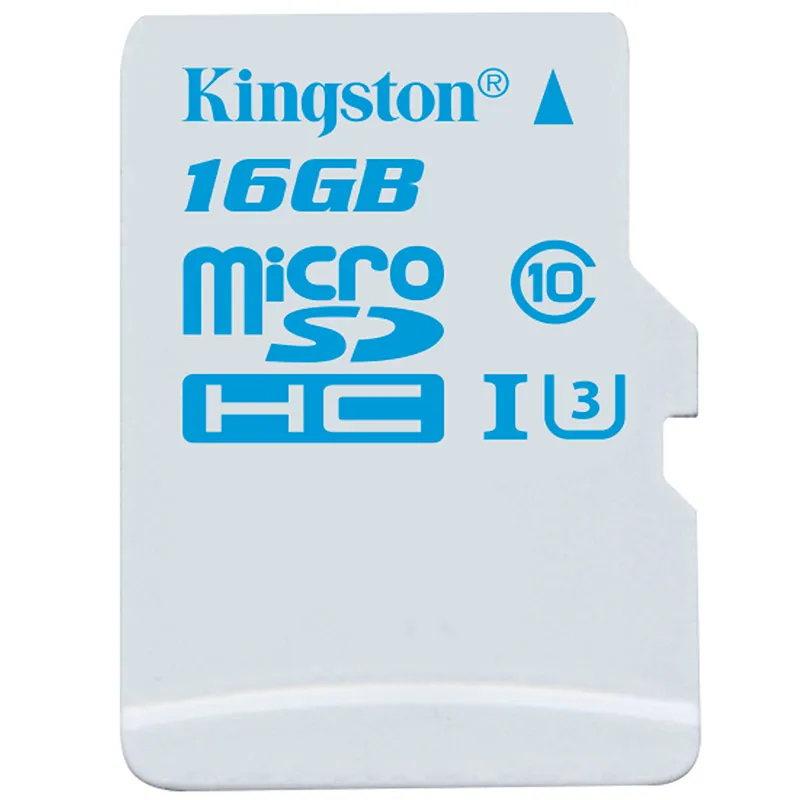 Kingston Цифровой Micro SD Card 16 ГБ MicroSDHC UHS-I U3 Действие карты Class 10 90R/45 Вт Карты памяти microSDXC
