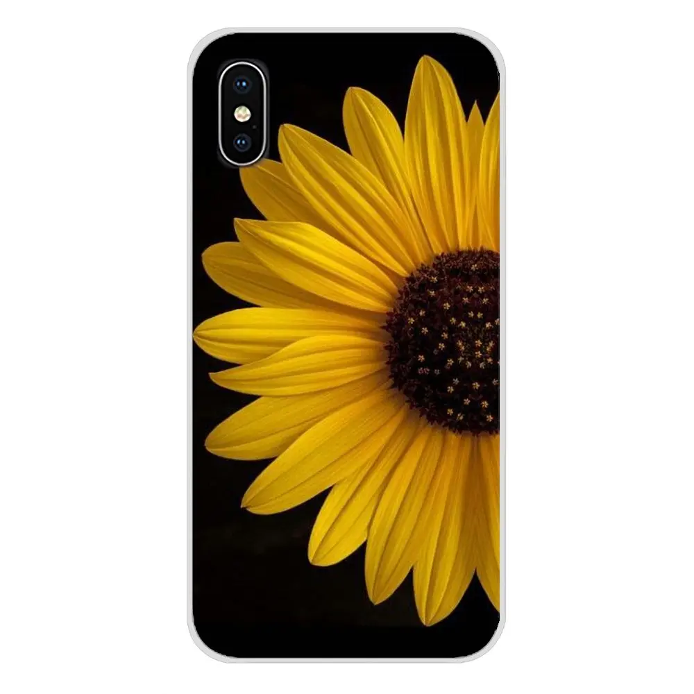 Подсолнух желтый цветок для Samsung Galaxy A5 A6S A7 A8 A9S Star J4 J6 J7 J8 Prime Plus 2018 аксессуары чехлы