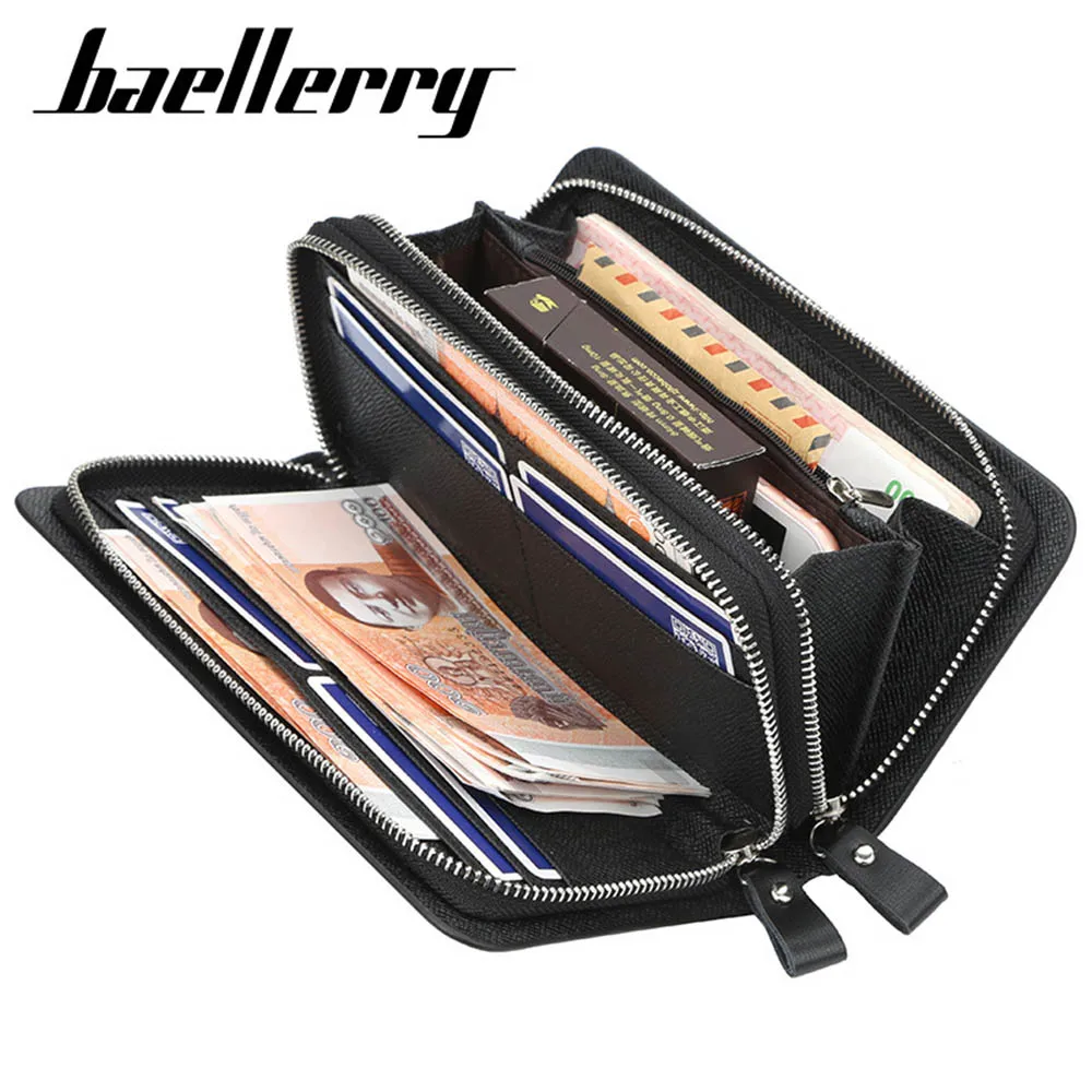 Кошелек Baellerry мужской вместительный многофункциональный 2019|Мужские кошельки| |