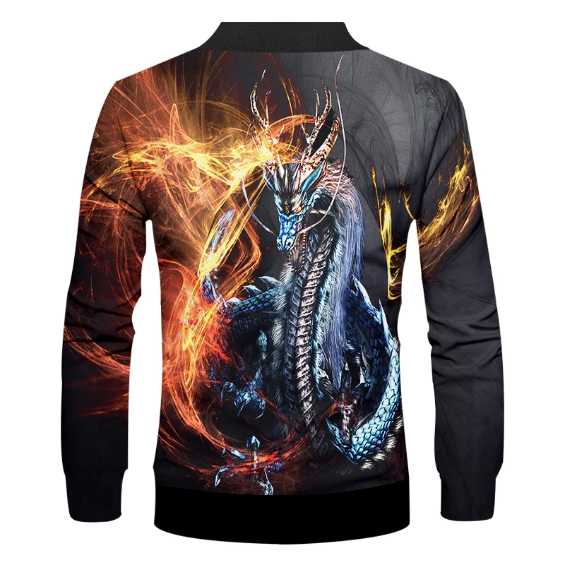 Мужская повседневная куртка OGKB осенне зимняя приталенная в стиле хип хоп с